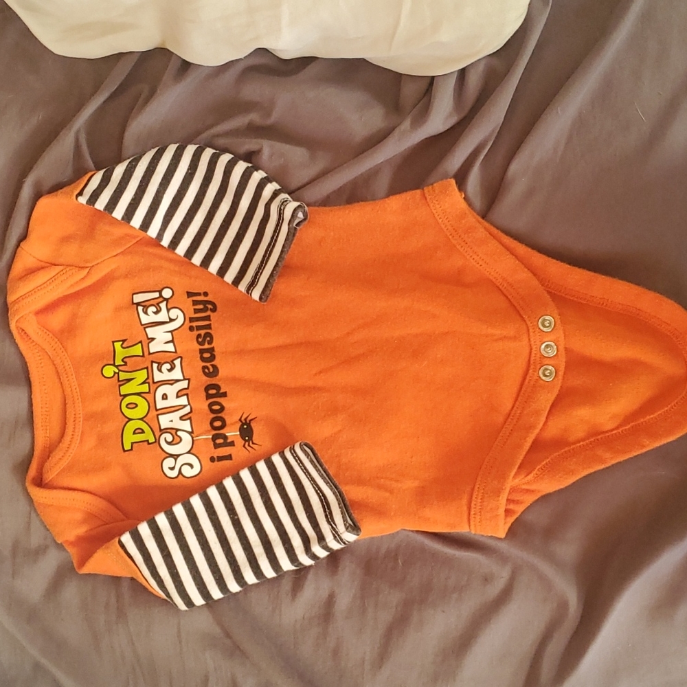 3-6 month Halloween onesie